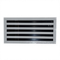 Diffuseur linéaire de plafond en aluminium au design moderne pour la ventilation des salons et des espaces extérieurs