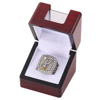 Venta al por Mayor de Fábrica, Juego de 5 Anillos de Campeonato de los San Antonio Spurs 1999/2003/2005/2007/2014, Joyería de Aleación Plateada de Alta Calidad
