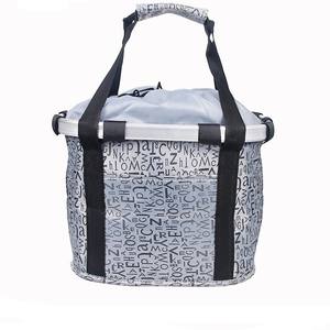 Panier de vélo pliable, cadre en aluminium, tissu Oxford, fixation sur guidon, capacité de 5 kg, sac de rangement avant pour vélo - Product Image 3