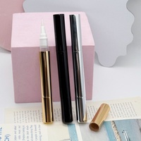Emballage cosmétique vide en plastique de 3 ml pour huile à cuticules et gloss, avec tête de stylo rotative, pour maquillage liquide et correcteur