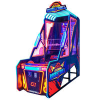 Nouvelle Salle d'Arcade Colorful Park : Liste des Jeux à Monnayeur de Divertissement, Basketball avec Grand Écran et Mouvement de Ballon