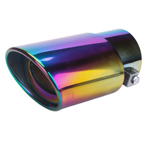 Tubo de <span class=keywords><strong>escape</strong></span> para coche, silenciador de <span class=keywords><strong>cola</strong></span>, tubo de <span class=keywords><strong>escape</strong></span> recto único para modificación de coche - Product Image 5