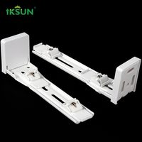 IKSUN Rail de rideau en aluminium avec corde de traction en gros avec mécanisme de cordon de traction lisse pour hôtels