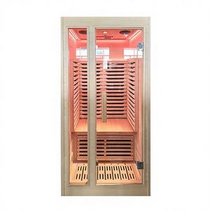 Sauna Infrarroja Interior de <span class=keywords><strong>Madera</strong></span> de Hemlock Sólida a Precio de Fábrica para Hotel, Gimnasio, Centro de Bienestar, OEM Disponible, Bajo Consumo de Energía - Product Image 1