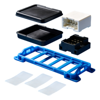 Componenti in Plastica Personalizzati OEM, Ignifughi in PA ABS, per Alloggiamenti Elettronici Auto, Supporti PCB, Connettori