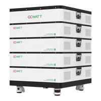 Système de stockage d'énergie solaire hors réseau, station d'alimentation tout-en-un au lithium-ion avec unité de batterie empilable pour usage domestique