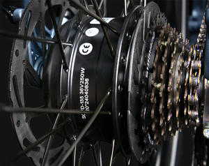 Vélo électrique 7 vitesses avec batterie intégrée 36V10A, fourche à suspension, capteur de couple pliable, poids léger 22 kg, entrepôt UE, avec Bluetooth - Product Image 3