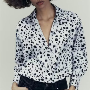 SHENZHU 2024 donna primavera nuova moda 20 colori Texture camicia retrò a maniche lunghe con bottoni Chic Top 2197745 - Product Image 2