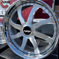 Jantes forgées NJQS personnalisées à profil profond 22 24 26 pouces 6 branches chromées 5x114.3 pour Cadillac Escalade GMC Yukon Chevy Tahoe