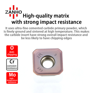 SEMT13T3AGSN-JM vp15tf PVD Carbide chèn dao phay Vuông Mặt phay thép/Thép không gỉ/zanho hiệu suất cao - Product Image 4