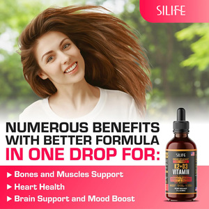 Suppléments Offre Spéciale Amazon de marque privée Soutient la santé des os et stimule le système immunitaire Suppléments de vitamine <span class=keywords><strong>D3</strong></span> <span class=keywords><strong>K2</strong></span> - Product Image 5