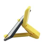 Support portable multifonctionnel simple et créatif, pliable, design paresseux pour téléphone portable et tablette de bureau, fabriqué en plastique durable