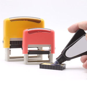 Sello <span class=keywords><strong>de</strong></span> Plástico Personalizable <span class=keywords><strong>de</strong></span> Alta Calidad, Grabado por Láser, Rectangular, con Mango, para Uso en Oficina - Product Image 4