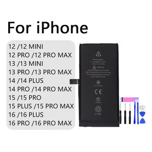 <span class=keywords><strong>Batteria</strong></span> di Ricambio Compatibile per iPhone Serie 12/13/14/15/16 - <span class=keywords><strong>Batteria</strong></span> Ricaricabile agli Ioni di Litio per Telefoni Cellulari - Product Image 1