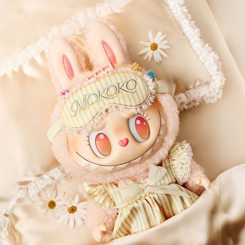 Authentic Mokoko Wake up Spring Mokoko Series Vinyl Face Plush