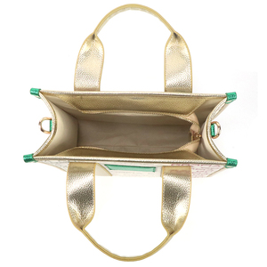 Sac à main en toile imprimée de luxe, de haute qualité, avec poignée à finition métallique, tendance, sac bandoulière - Product Image 6