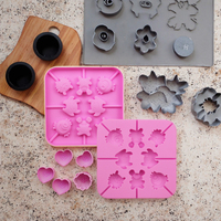 Moule à glace en silicone à 8 cavités Mini Monster outil de gaufrage avec logo personnalisé emballage durable pour les vacances