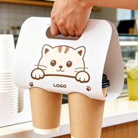 Support de Gobelets en Carton Personnalisé pour Café, Jus, Thé, Boissons à Emporter – Emballage en Gros pour Restaurants