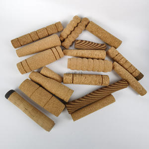 Xinbojia - Juego de 14 mangos de corcho para utensilios de cocina, resistentes al horno, aislantes del calor, varios estilos - Product Image 3