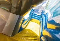 Ciudad de Diversión Inflable Comercial con Temática Oceánica, Castillo Inflable Grande de PVC, Parque de Atracciones Inflable para Niños para Alquiler