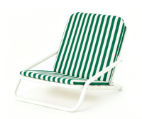 Chaise lune pliable en aluminium légère, confortable, écologique, durable, en tissu premium, pour parc et extérieur