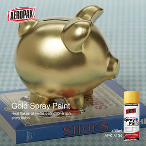 Pintura en Aerosol Aeropak <span class=keywords><strong>de</strong></span> 400 ml, Excelente Cobertura, Color Dorado Metálico, para Renovación <span class=keywords><strong>de</strong></span> Muebles - Product Image 4