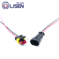 282104-1 282080-1 AMP Superseal 1.5 Seri 2 Pin Konektor Sensor ABS Male Female Pigtails