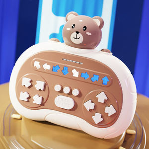 Kids <b>Electronic</b> Handheld <b>Game</b> Player Rhythm Master Dance Machine Educational Toys Bear Portable Gaming Console <b>Game</b> for Toddler - Product Image 3
