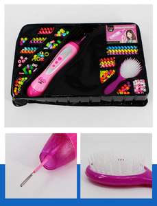 1 में 2 बाल सामान DIY बाल खिलौने बच्चों ब्रेडिंग के लिए मोती सेट बच्चों को बाल braider - Product Image 2