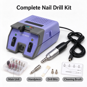Machine à ongles électrique 35000 tr/min, outil rotatif de manucure et pédicure, double pièce à main, polisseuse à ongles - Product Image 4