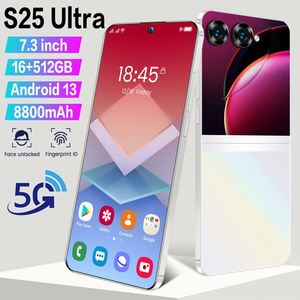 Boîte Mystère Électronique 100% Smartphone 2025 Téléphone Portable 16 Go+1 To 6,8 Pouces Débloqué Carte 5G Téléphones Android 14 S25 Ultra - Product Image 1