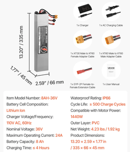 HY M365電動スクーターバッテリー 36V 6Ah 7.8Ah 8Ah 10.5Ah 液体バッテリー LiNiMnCoO2 カソード 1000サイクル - Product Image 2