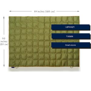 Couverture de camping en duvet ultralégère, petit volume, pliable, portable, pour l'extérieur - Product Image 4