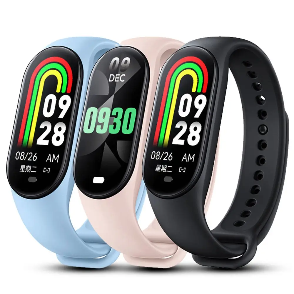 Nuevo Reloj inteligente M8 para hombre mujer ritmo cardíaco deporte Fitness Tracker pulsera reloj inteligente 2023 Reloj inteligente