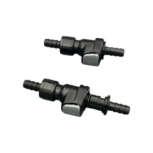 Plastica nera spingere per collegare il raccordo del tubo connettore rapido In linea del corpo femminile di scollegamento rapido del tubo di aggancio - Product Image 6