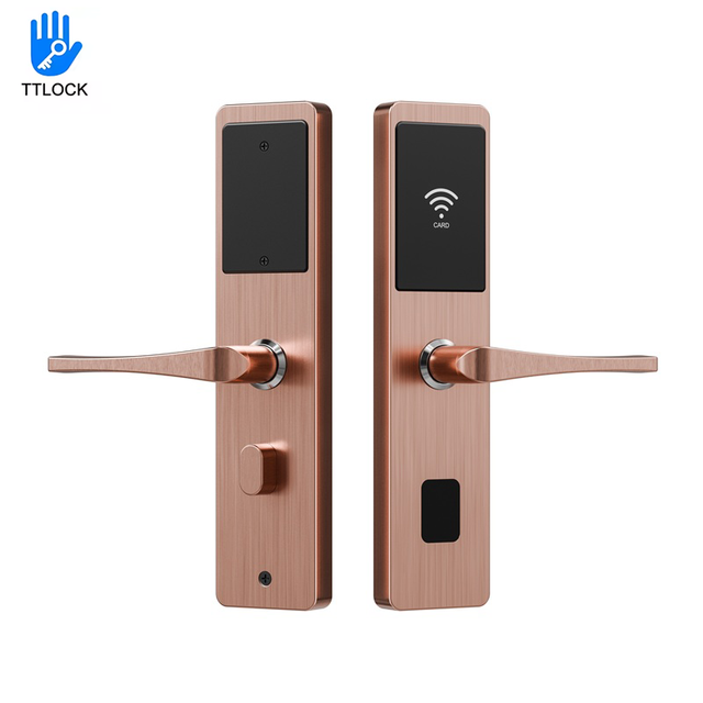 Smart Security Mortise Door Lock Cloud Wi-Fi Enabled TT App for Hotel/Apartment/Home/Office Use Wood/Steel/Stainless Steel Doors