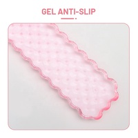 Tapis de souris pour gamer en forme de cristal granuleux en gel, repose-poignet, tapis de souris transparent pour le jeu, tapis de souris pour le bureau à domicile