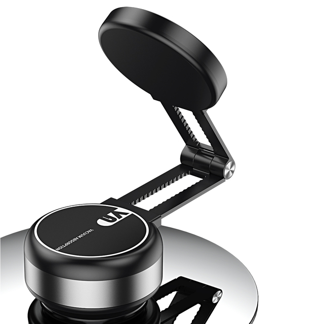 Electric Vacuum Magnetic Suction Car Cell Phone Wall Mount Phone Holder Bracket Double Suction Wall Mounted Mobile Phone Holder