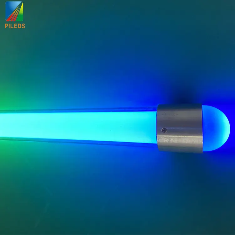 Tubo de luz LED RGB ws2811 spi, tubo de vídeo interativo com luz LED digital, 360 graus, 3D, 40 mm, pixel digital, luz vertical
