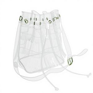 กระเป๋าถือสะพายไหล่ทรงถังใส ลายตัวอักษร น่ารัก แฟชั่น ทันสมัย ใช้ได้ทั้งชายและหญิง วัสดุ TPU สำหรับฤดูร้อนและฤดูใบไม้ผลิ - Product Image 1