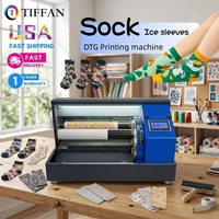 Imprimante à chaussettes facile à utiliser DIY 360 degrés Epson I1600 pour manchons de protection personnalisés, machine d'impression DTG pour chaussettes