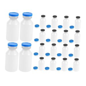 Flacon cosmétique stérile transparent en PE/PET de 3ml, 5ml, 7ml, 10ml, 20ml pour vaccin, médicament liquide, avec bouchon à vis en caoutchouc et sérigraphie NOVISON - Product Image 1