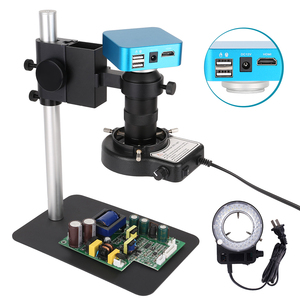 Microscope monoculaire 1080P 60FPS caméra 48MP 4K haute définition électronique numérique CCD caméra 130X objectif <span class=keywords><strong>réparation</strong></span> de téléphone portable - Product Image 1