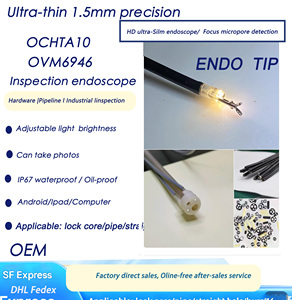 Endoscope <span class=keywords><strong>USB</strong></span> Application Android Connexion Facile Applications Adaptateur <span class=keywords><strong>USB</strong></span> 720X720p OCHTA10 OCHFA10 Vétérinaire pour Caméra d'Endoscopie Flexible Pièce - Product Image 5