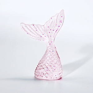 Décoration <span class=keywords><strong>de</strong></span> aquarium tendance avec des pierres <span class=keywords><strong>en</strong></span> cristal bleu glacé, château, carrousel, moulin à vent, micro-paysage et ornements pour poissons betta - Product Image 5