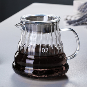 Manufacturer Wholesale Modern Eco-Friendly Food Grade Glass Coffee Pot <b>Set</b> Includes Filter Paper Walnut Holder Silicone Funnel - Product Image 3
