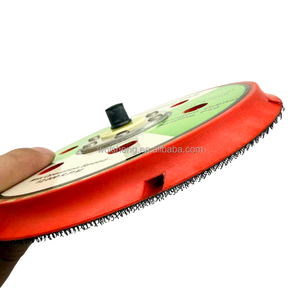 Disco de Lijado Orbital Aleatorio de Doble Acción de 6 Pulgadas (150 mm) y 15 Orificios con Respaldo de Gancho y Bucle de PU de Grano Medio para Pulidora de Doble Acción (OEM) - Product Image 4