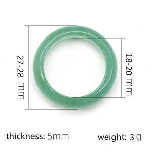 천연 자수정 로즈쿼츠 원석 반지 내경 18-20mm 여성 남성용 - Product Image 3