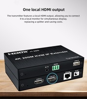 200M 4K 30Hz HDMI USB KVM IP Extender Émetteur Récepteur sur RJ45 Cat5e/6 Câble