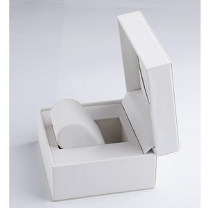Custom PU <b>Leather</b> <b>Watch</b> Case Gift Jewelry Packaging <b>Box</b> OEM ODM Hot Stamping Logo Exquisite White <b>Leather</b> <b>Watch</b> <b>Box</b> - Product Image 5